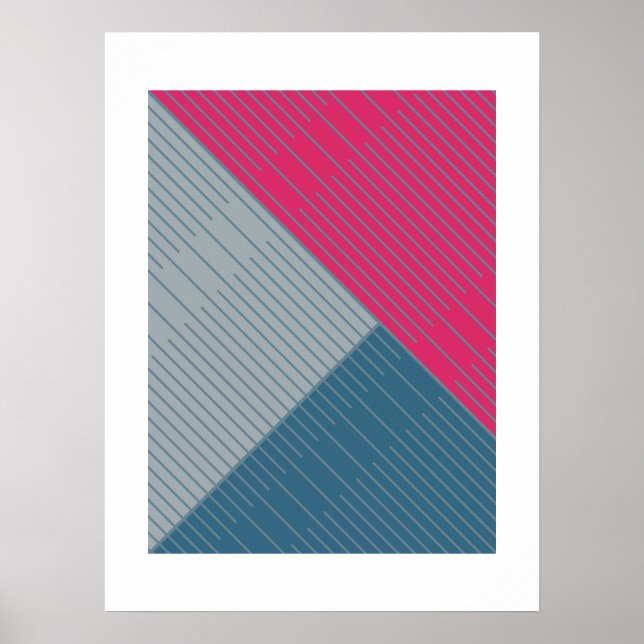 Affiche Lignes simples et élégantes 2 (Devant)