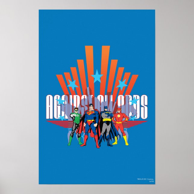 Affiche Ligue de Justice "Contre Toutes Les Odeurs" (Devant)