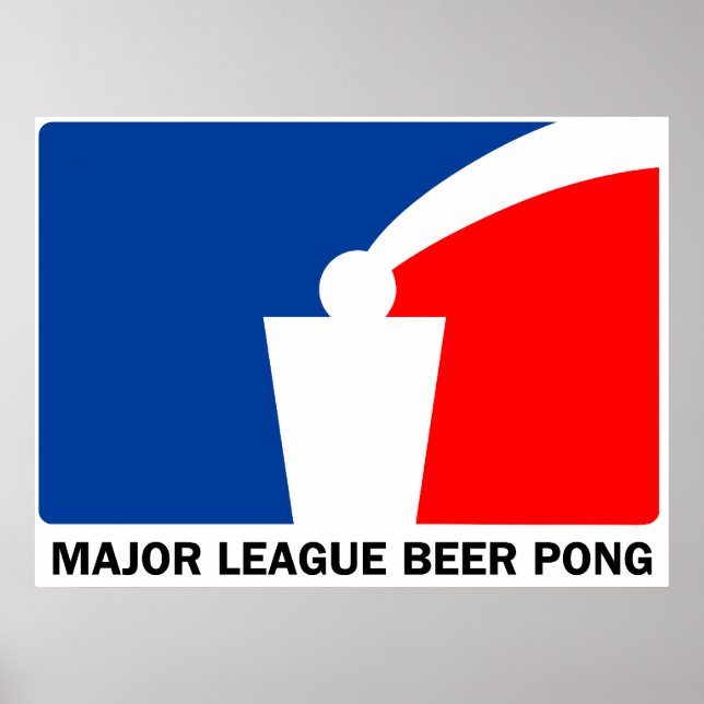 Affiche Ligue majeure Beer Pong (Devant)