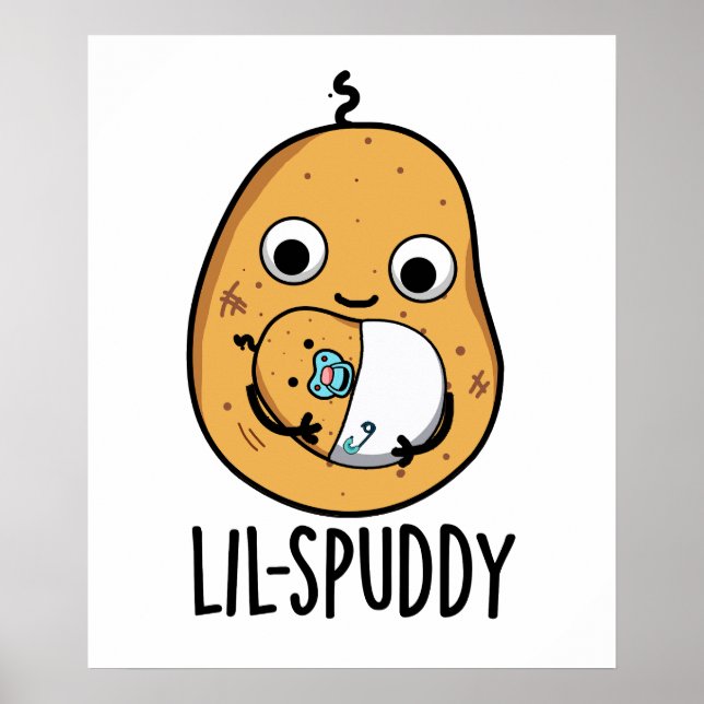 Affiche Lil Spuddy Funny Potato Pun (Devant)