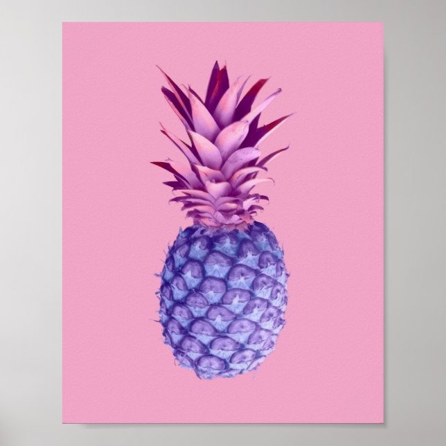 Affiche Lilac et ananas rose (Devant)