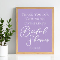 Lilac Purple Mariage Personnalisé de Bienvenue