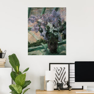 Affiche Lilacs dans une fenêtre par Mary Cassatt, Art Vint