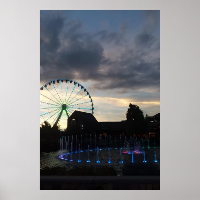 Affiche L'île à Pigeon Forge (Devant)