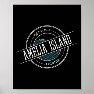 Affiche l'île Amelia