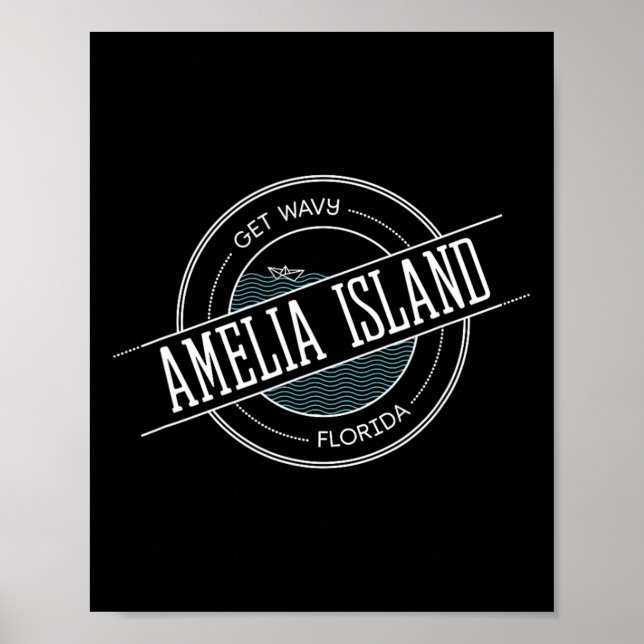 Affiche l'île Amelia (Devant)