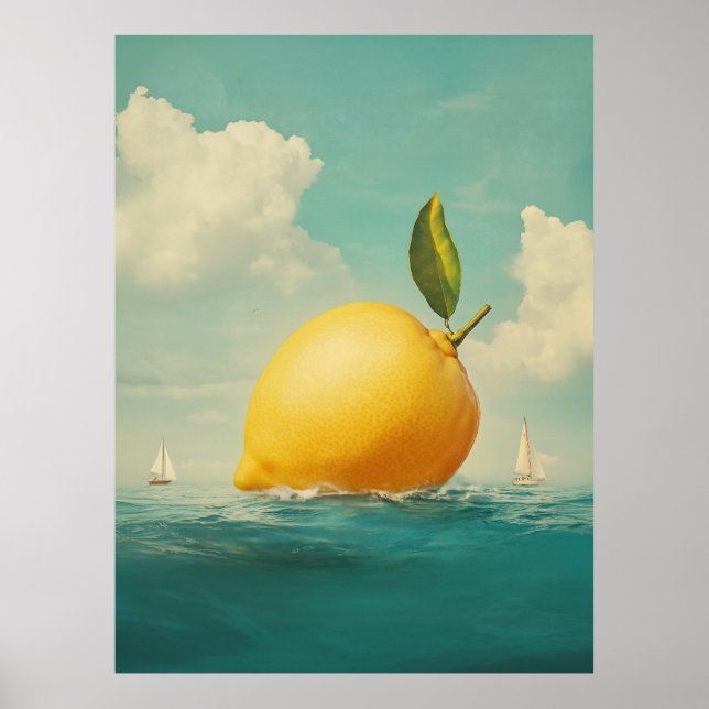 Affiche L'île aux citrons dans les eaux de rêve (Devant)