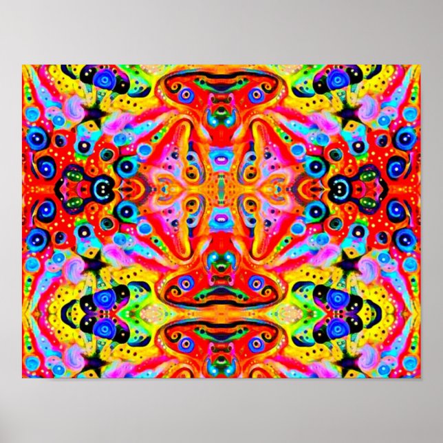 Affiche L'île aux étoiles orange (Devant)