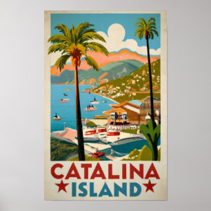 Affiche L'île de Catalina