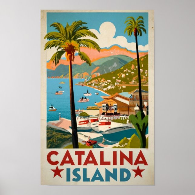 Affiche L'île de Catalina (Devant)