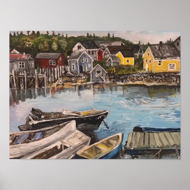 Affiche L'île de Vindelhaven, Maine (Devant)