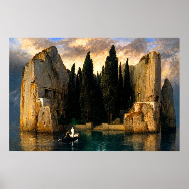 Affiche L'Île des morts d'Arnold Böcklin (Devant)