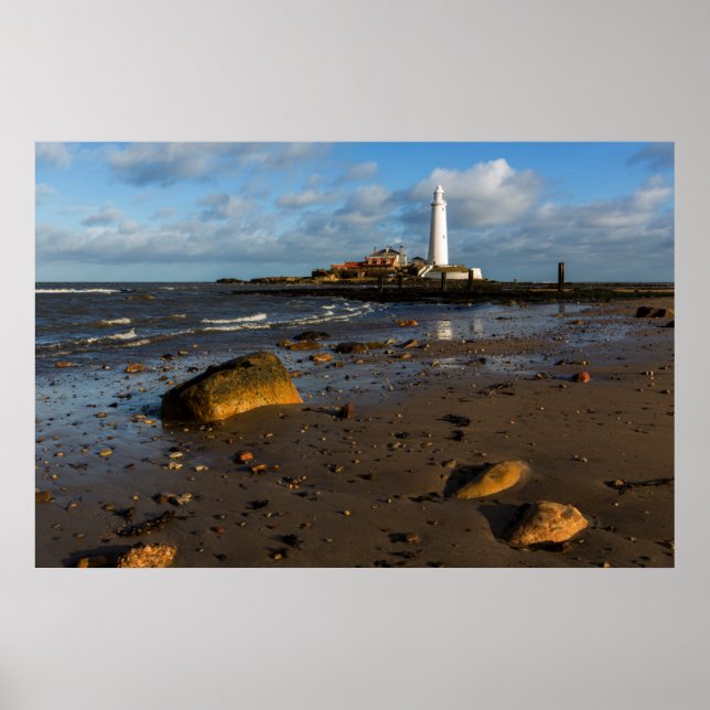Affiche L'Île St. Mary'S | Whitley, Angleterre (Devant)