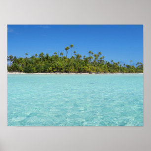 Affiche L'île tropicale de Rangiroa