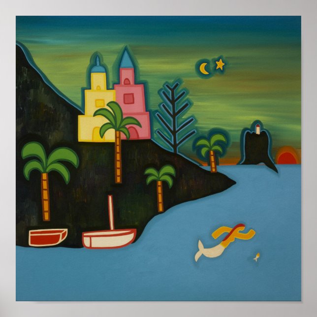 Affiche L'île volcanique 2008 (Devant)