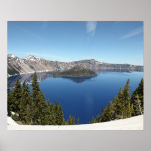 Affiche L'île Wizard sur le lac Crater