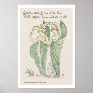 Affiche Lilies of the Vale, from Flora's Feast, 1901