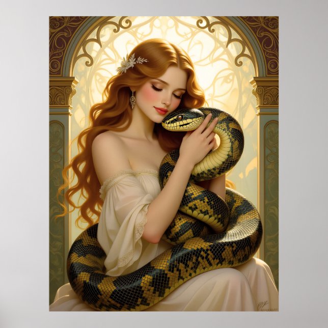 Affiche Lilith et l'art biblique du serpent (Devant)