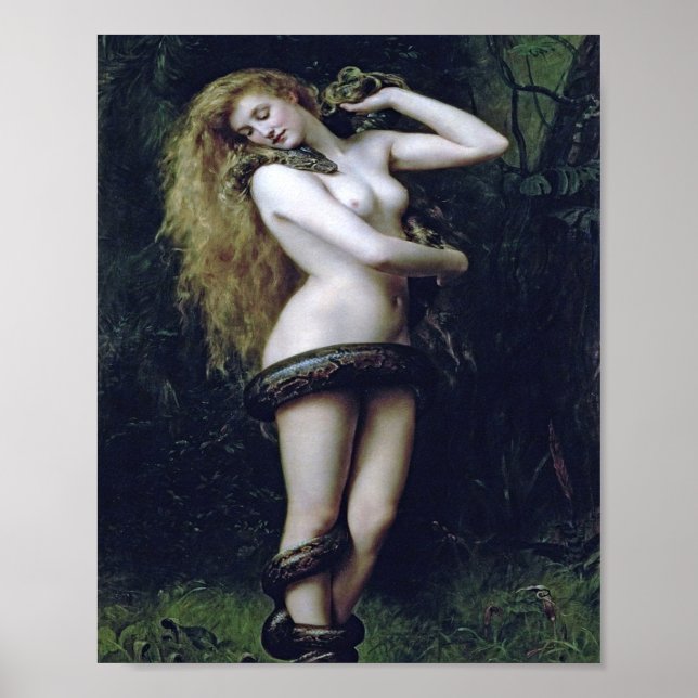 Affiche Lilith Par John Collier 1887 (Devant)
