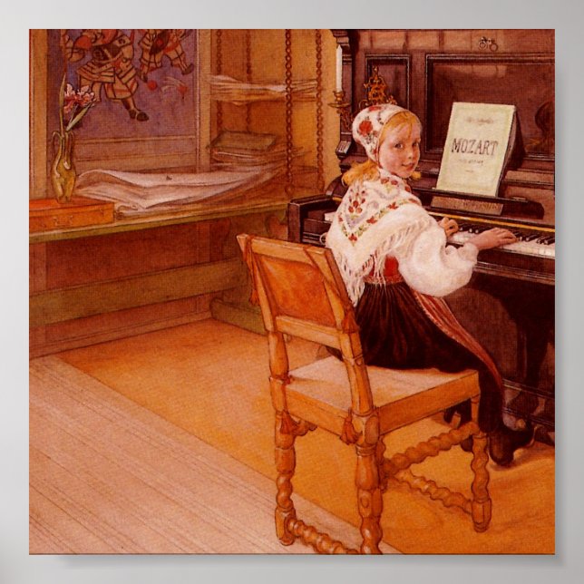 Affiche Lillanna Jouer Mozart (Devant)