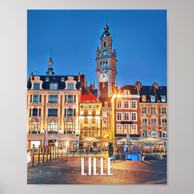 Affiche Lille Photo Vintage  (Devant)