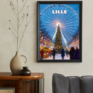 Affiche Lille’s Festive Glow: A Magical Christmas Market