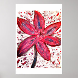 Affiche Lillium Orientale