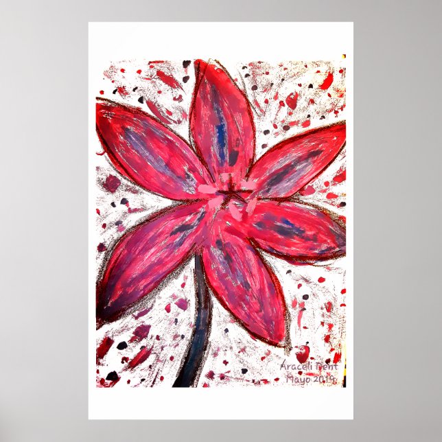 Affiche Lillium Orientale (Devant)