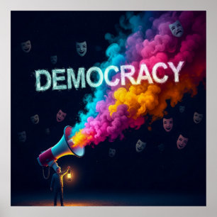 Affiche L'illusion de la démocratie