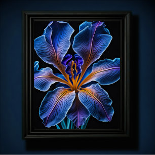 Affiche Lily bleue