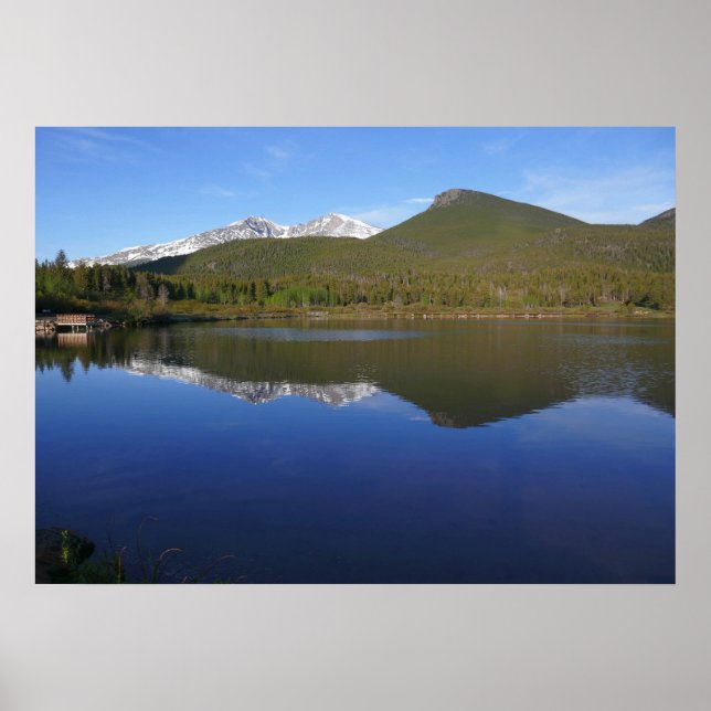 Affiche Lily Lake à Rocky Mountain National Park (Devant)