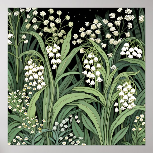 Affiche Lily of the Valley Art Imprimer (Devant)