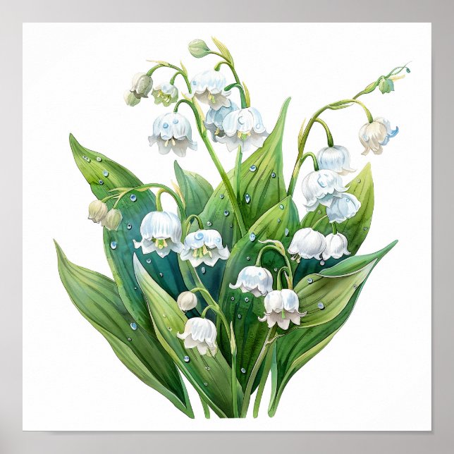 Affiche Lily of the Valley Art Imprimer (Devant)