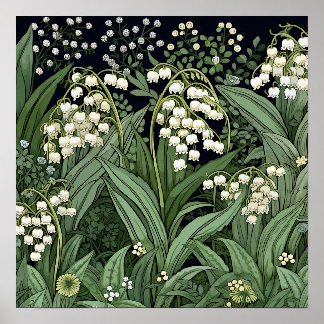 Affiche Lily of the Valley Art Imprimer (Devant)