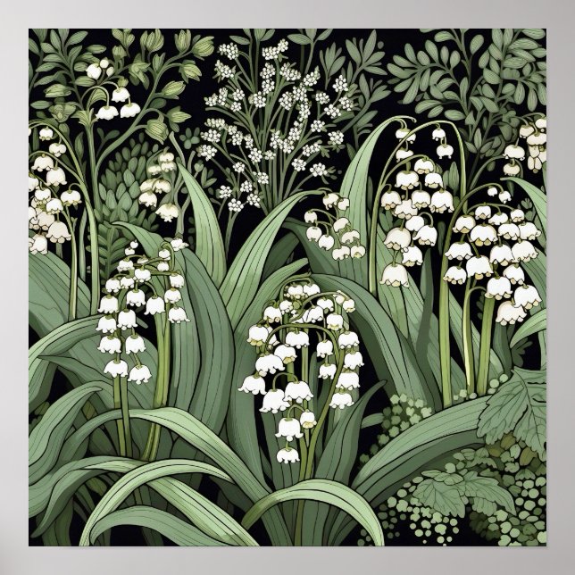 Affiche Lily of the Valley Art Imprimer (Devant)