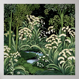 Affiche Lily of the Valley Art Imprimer