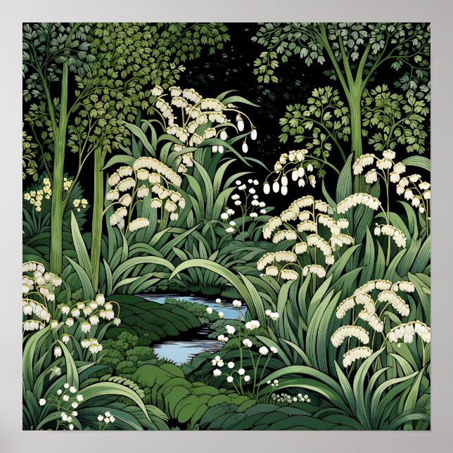 Affiche Lily of the Valley Art Imprimer (Devant)