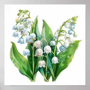 Affiche Lily of the Valley Art Imprimer