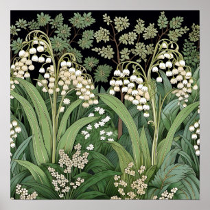Affiche Lily of the Valley Art Imprimer