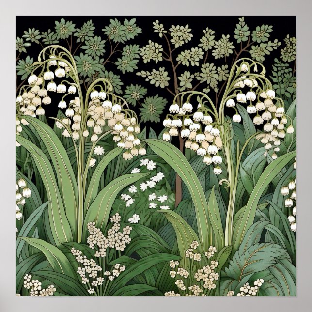 Affiche Lily of the Valley Art Imprimer (Devant)