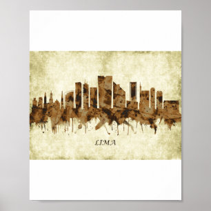 Affiche Lima Pérou