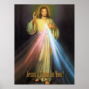 Affiche L'image de dévotion de pitié divine
