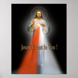 AFFICHE L'IMAGE DIVINE MERCY.