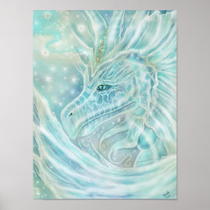 Affiche L'imaginaire du dragon "Starlight" par Renee Lavoi
