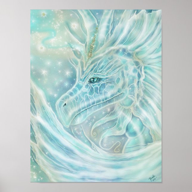 Affiche L'imaginaire du dragon "Starlight" par Renee Lavoi (Devant)