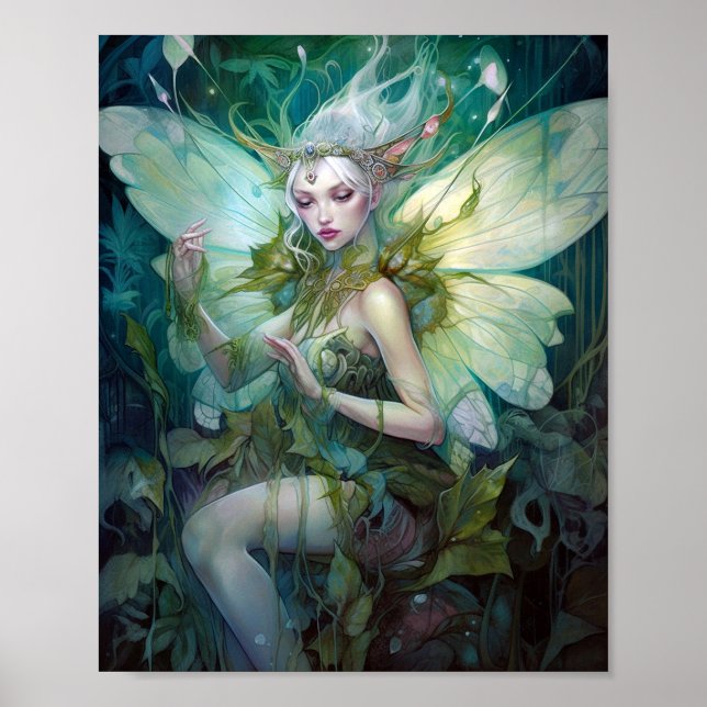 Affiche L'Imaginaire Fairy Green Woodland (Devant)