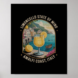 Affiche Limoncello Italie Vintage Rafraîchissant Citron Va