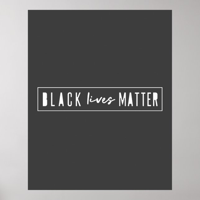 Affiche L'importance de la vie noire | BLM Race Equality M (Devant)
