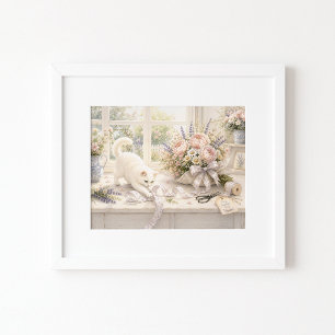 Affiche L'impression d'art aquarelle Le Voleur de Ruban