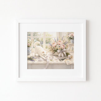 Affiche L'impression d'art aquarelle Le Voleur de Ruban